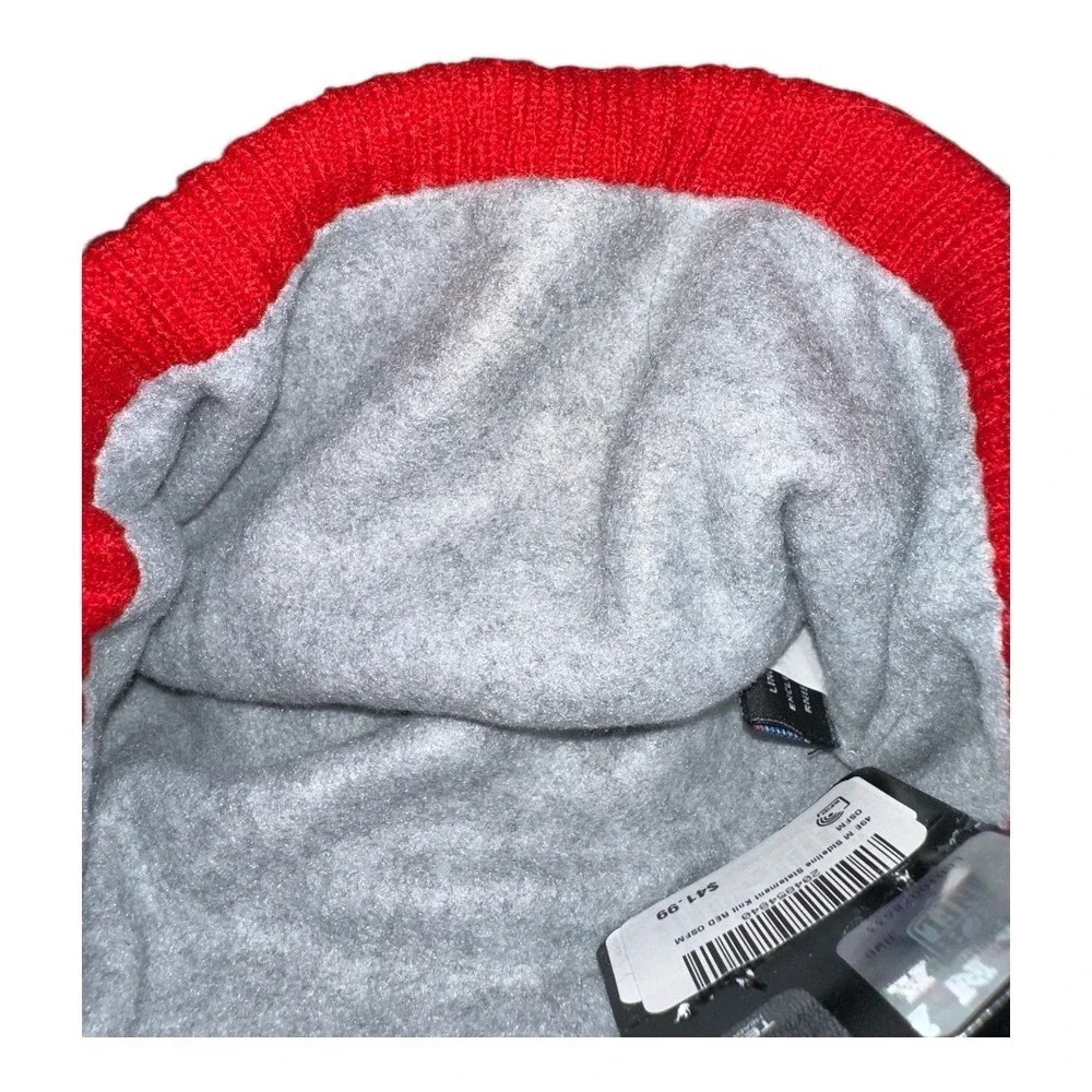 New Era NFL San Francisco 49ers Red Plaid‎ Cuffed Knit Hat, One Size - Picture 4 of 4